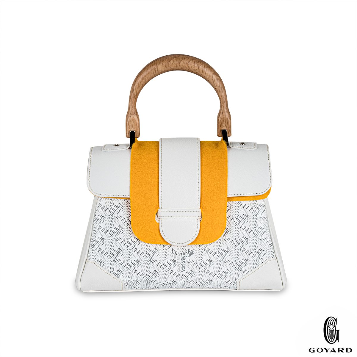 goyard saigon mini white